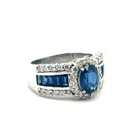 Ring Cianfrone Gioielli Woman in White Gold Zaffiro 1.67 Ct COLORE ZMCM - COLORE ZMCM